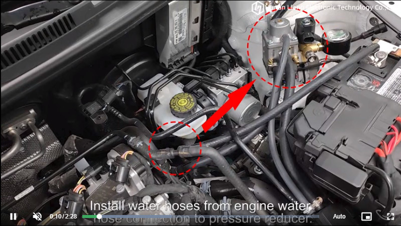 Latest company Cases about 3-2 installeer waterslangen van de slangverbinding van het motorwater aan drukreductiemiddel