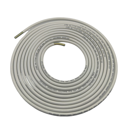 CNG LPG Autogas slang Lage koolstofstaalpijp met koperen uiteinden 6 mm 5,5 meter