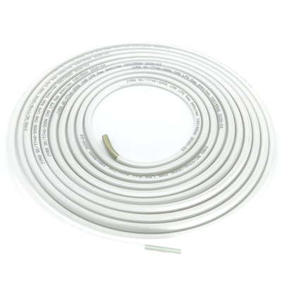 De witte 6mm Pijp van de het Gasslang van de Hoge drukcilinder voor LPG-de Lengte van de Gasdouane