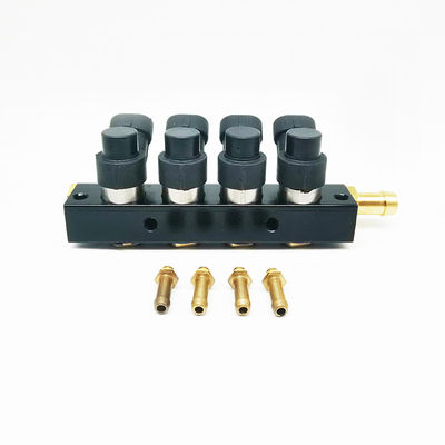 kwaliteit  1 Ω high speed 4 Cylinder LN-LHS04 LPG CNG Injector Rail For CNG / GPL Conversion Kits For All Cars fabriek