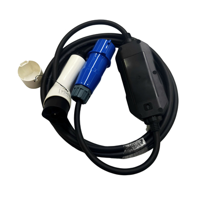 GB/T20234 standaard Draagbare Lader 1 van EV Fase met EEG 3 Pin Blue Charging Plug