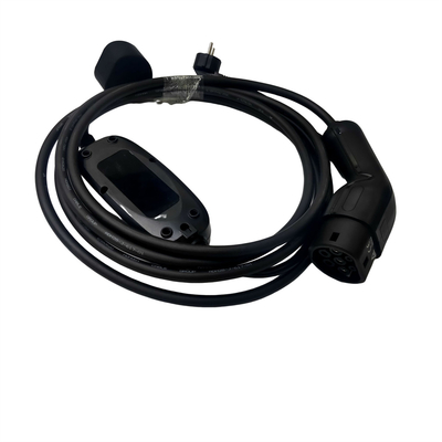 1 fase16a 3.5KW IEC62196 EV Draagbare Lader 1,0 Type - 2 met Schuko-het Laden Stop