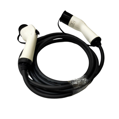 AC 32A EV Draagbare Lader Regelbare 7KW 1 Fase 2 Contactdoos voor Schuko-het Laden Stop