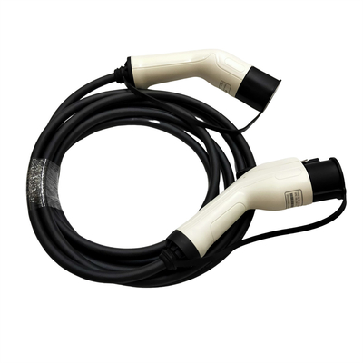 AC 32A EV Draagbare Lader Regelbare 7KW 1 Fase 2 Contactdoos voor Schuko-het Laden Stop