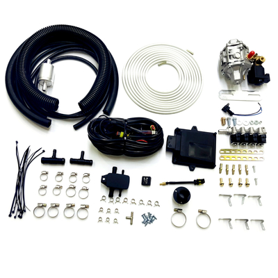 CNG LPG Auto's Multipoint Conversie Kits Met 48 Pin ECU IG1 Injector Rail AT12 Reductiemiddel