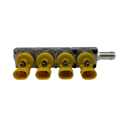 Geel zilver spoor injector professioneel getest voor 4 cilinder CNG of LPG wagens