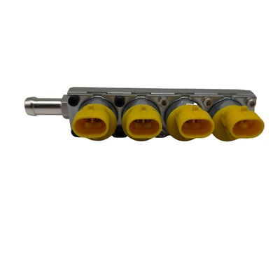 Geel zilver spoor injector professioneel getest voor 4 cilinder CNG of LPG wagens