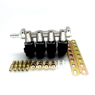Ln-LIG1 de Injecteursspoor van LPG CNG voor Cilinder 4 2 Ohm of 3 Ohms Zwarte GPL GNV Spoorinjecteurs