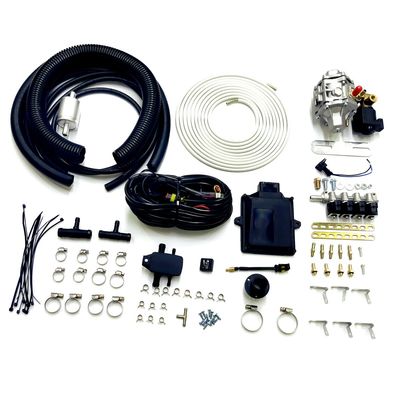Good price CNG LPG Auto's Multipoint Conversie Kits Met 48 Pin ECU IG1 Injector Rail AT12 Reductiemiddel online